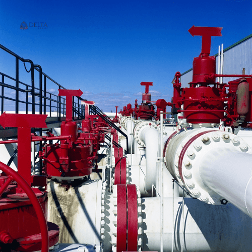 Válvulas e flanges